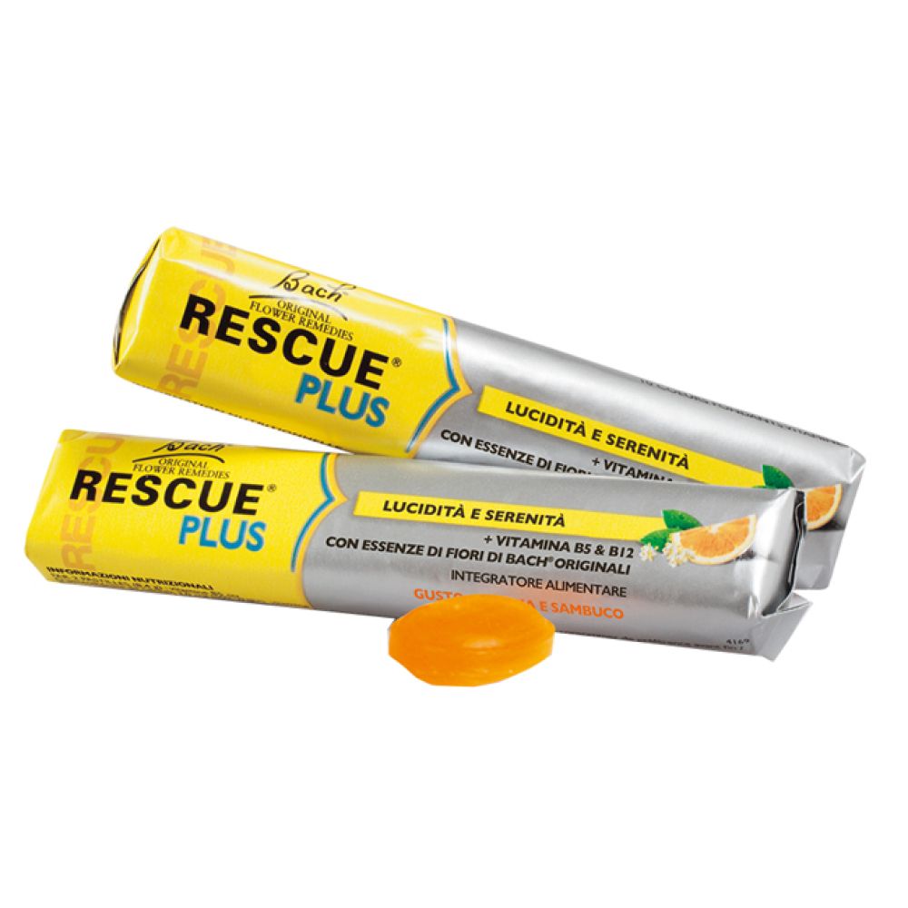 Rescue Original Plus 10 Confetti Aroma Arancia E Sambuco