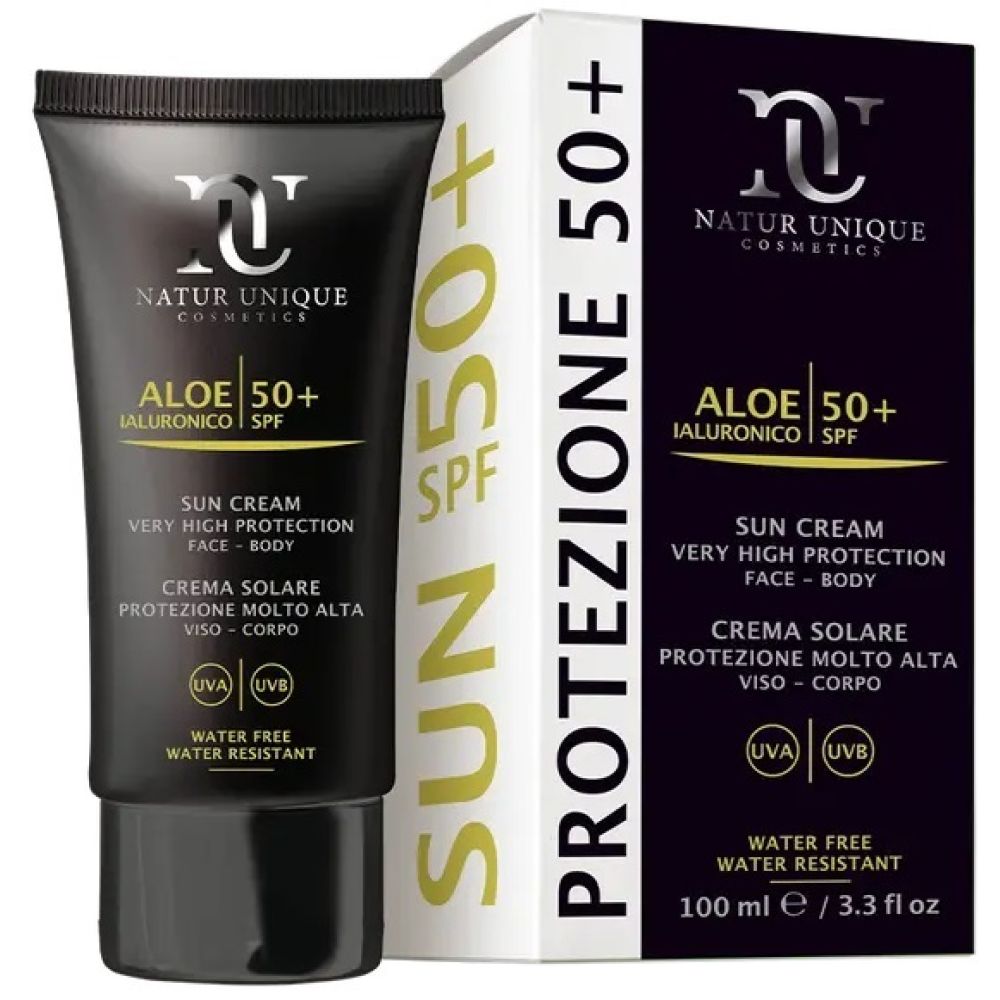 Natur Unique Crema Solare Protettiva Spf 50+ Viso Corpo 100 ml