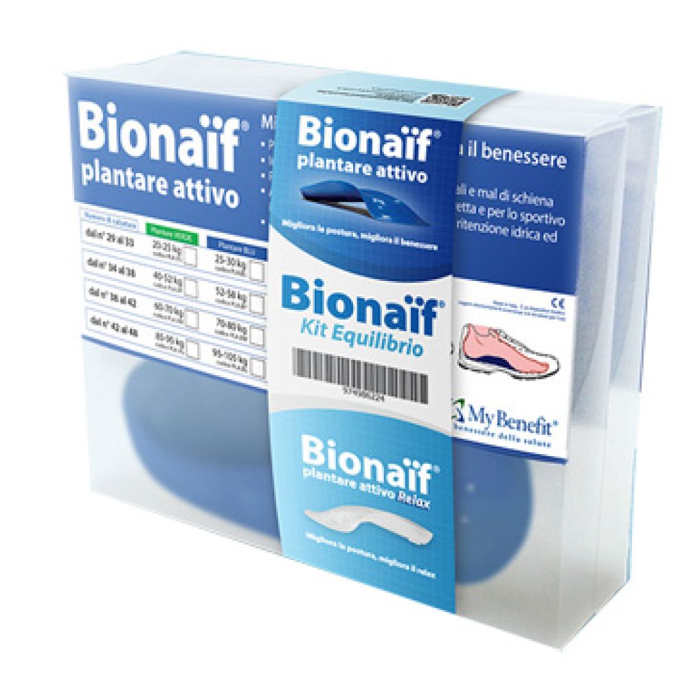 Kit Equilibrio Bionaif Plantare Attivo Neutro Grande Dal 42 Al 48 Oltre 105 Kg