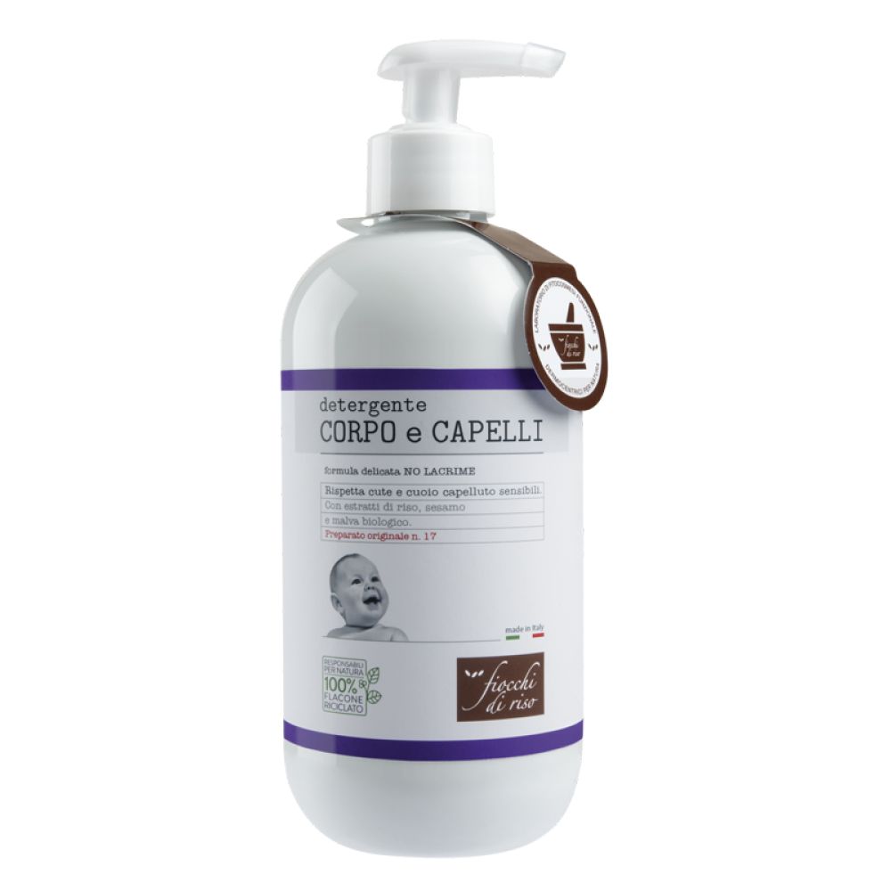 Fiocchi di Riso Detergente Capelli E Corpo 400 ml