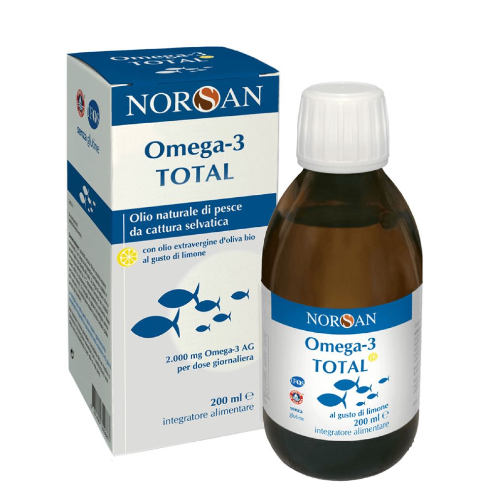 Norsan Omega 3 Total 200 ml Gusto Limone