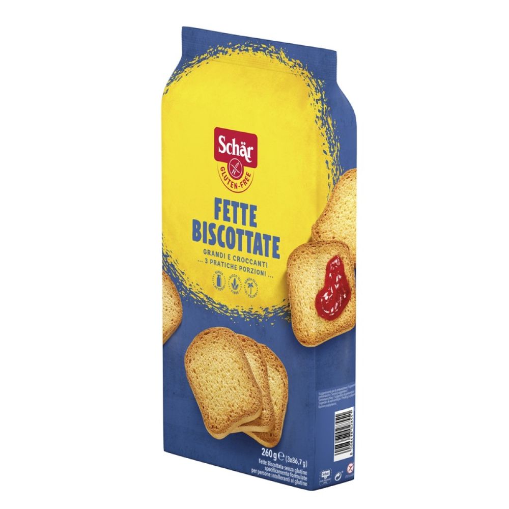 Schar Fette Biscottate 3 Porzioni da 86,7 g