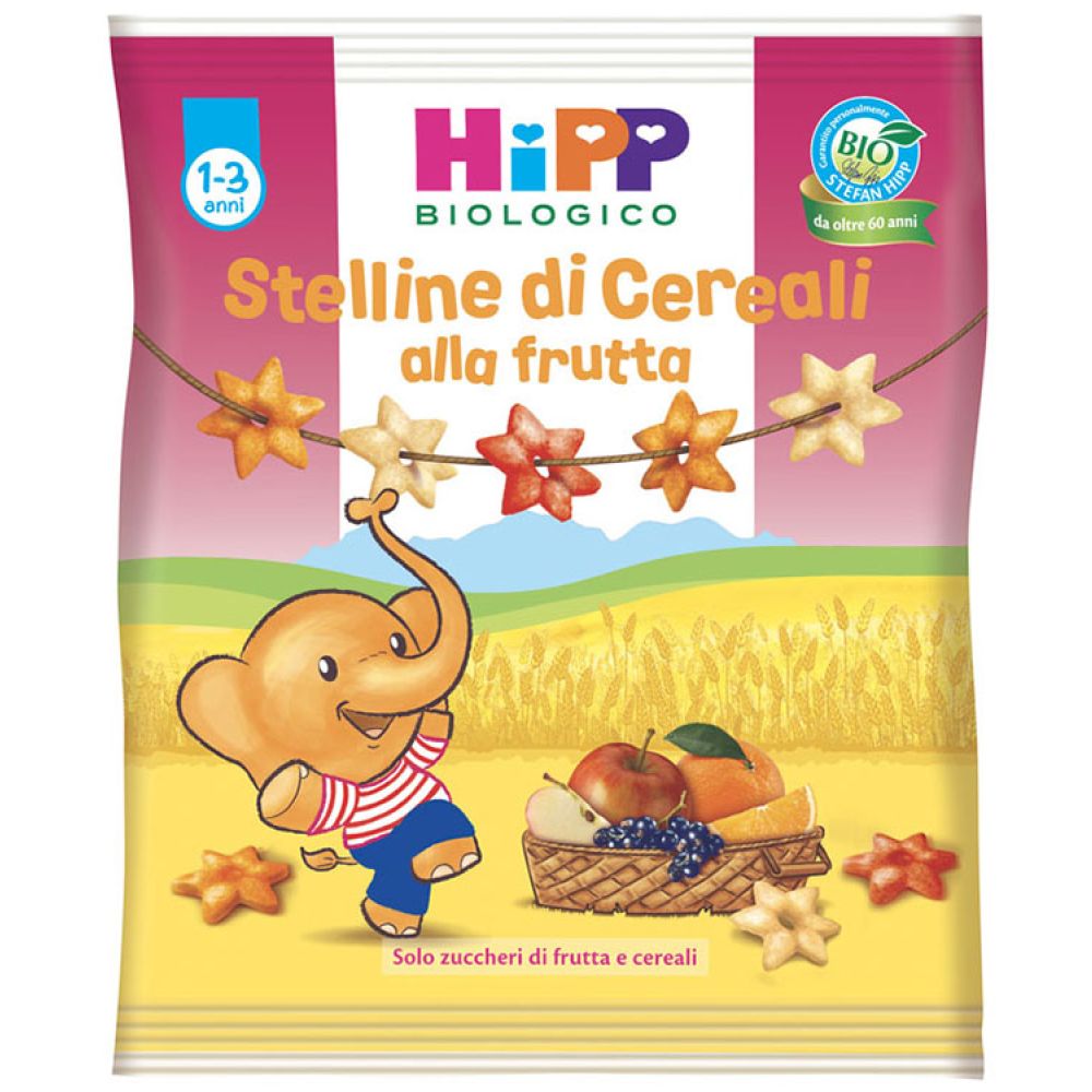 Hipp Bio Stelline di Cereali Alla Frutta 30 g