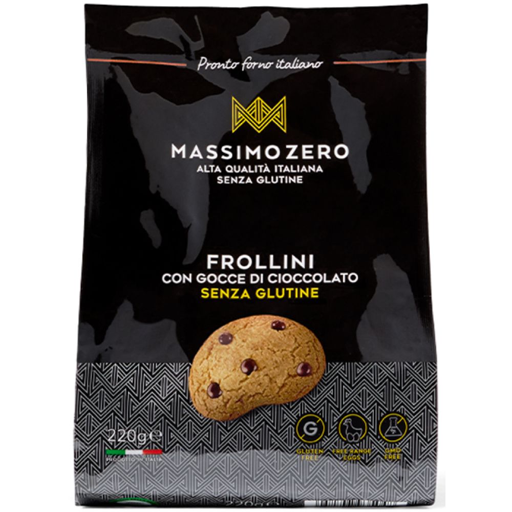 Massimo Zero Frollini Gocce Cioccolato 220 g