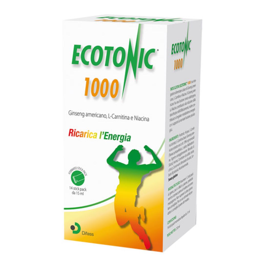 Ecotonic 1000 14 Stick Pack 15 ml