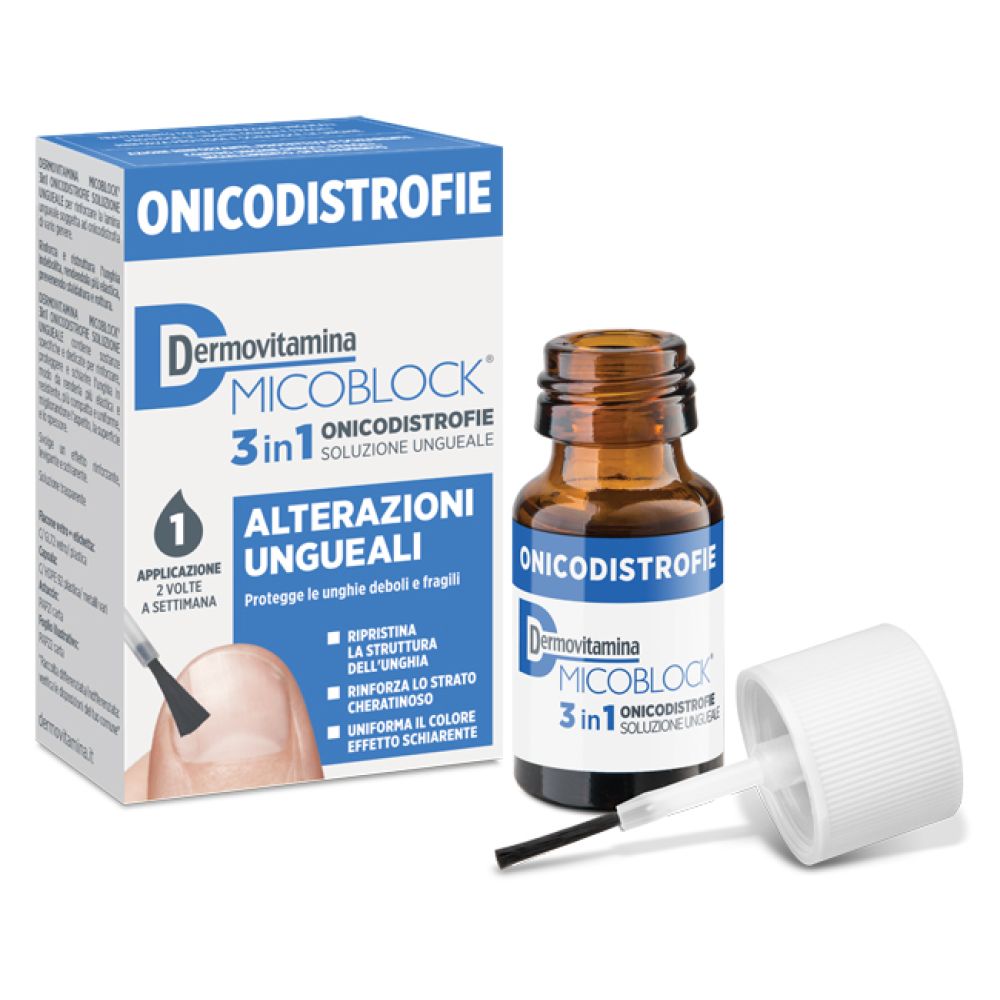 Dermovitamina Micoblock 3 in 1 Onicodistrofie Alterazioni Ungueali 7 ml