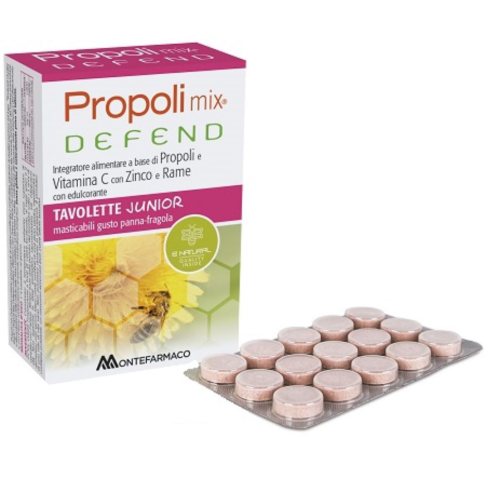 Propoli Mix Defend Junior 48 Tavolette Masticabili