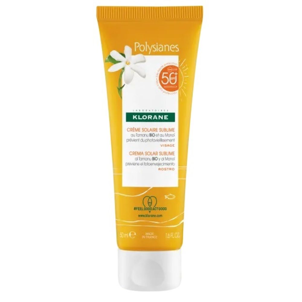 Les Polysianes Crema Viso Tamanu Bio&monoi Spf50+ 50 ml