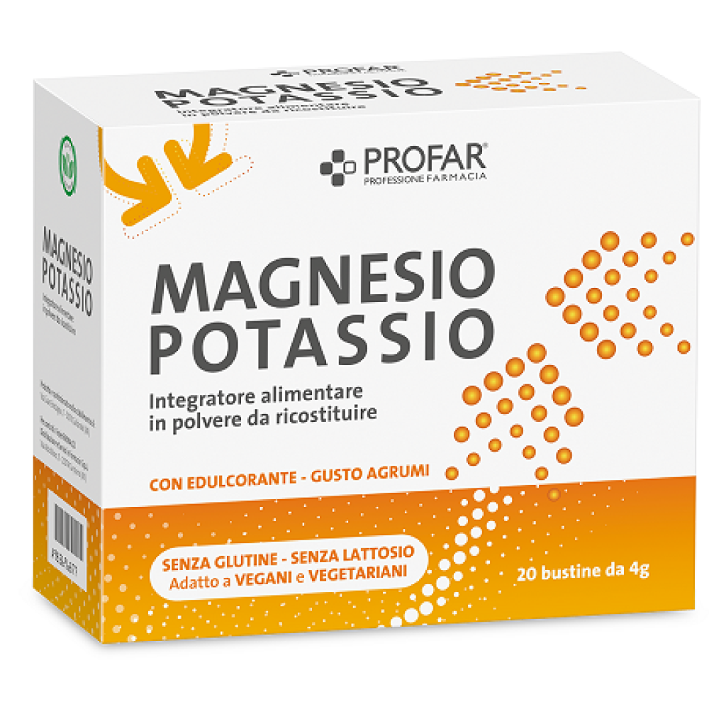 Profar Magnesio Potassio Agrumi 20 Bustine da 4 g