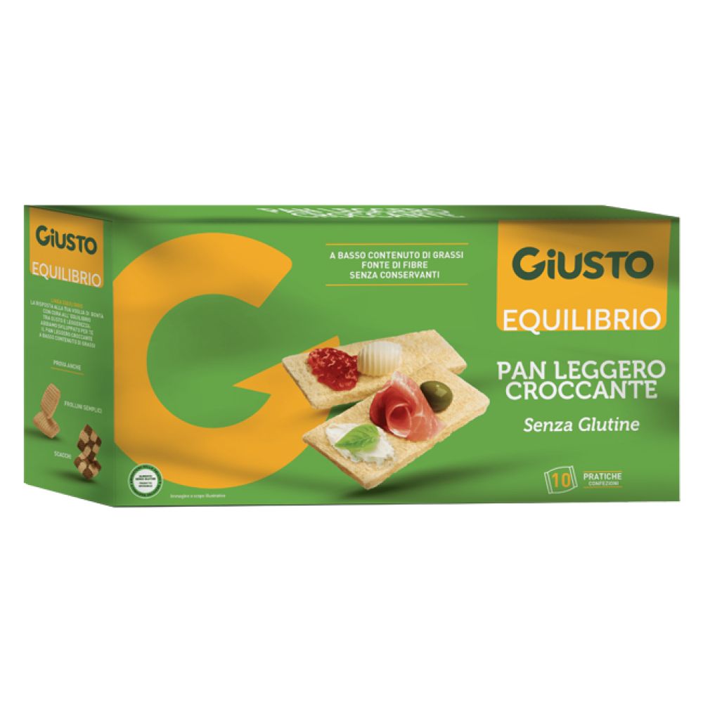 Giusto Equilibrio Senza Glutine Pan Leggero Croccante 250 g