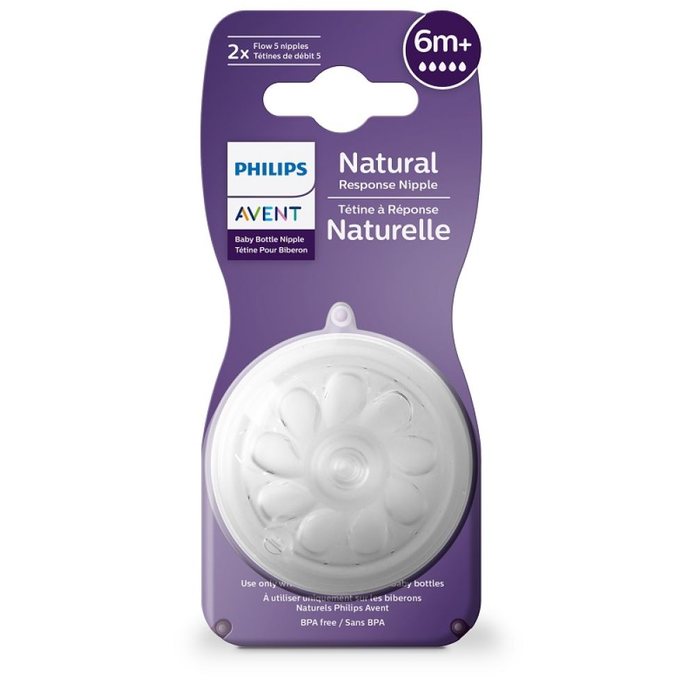 Avent Tettarella Natural Response Flusso 5 6 Mesi+ 2 Pezzi