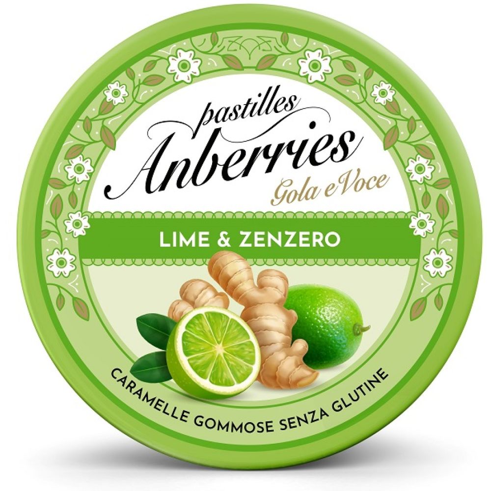 Anberries Lime & Zenzero 50 g