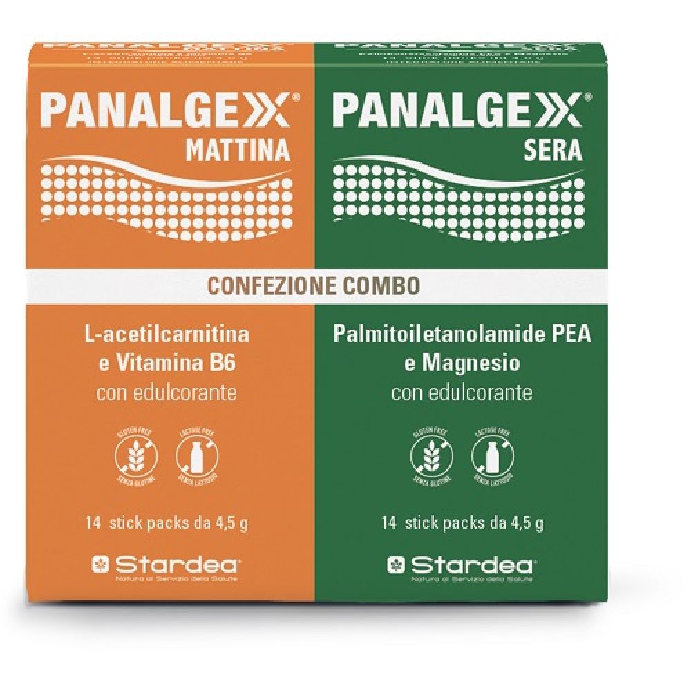 Panalgexx Mattina 14 Stickpack + Panalgexx Sera 14 Stickpack Confezione Combo