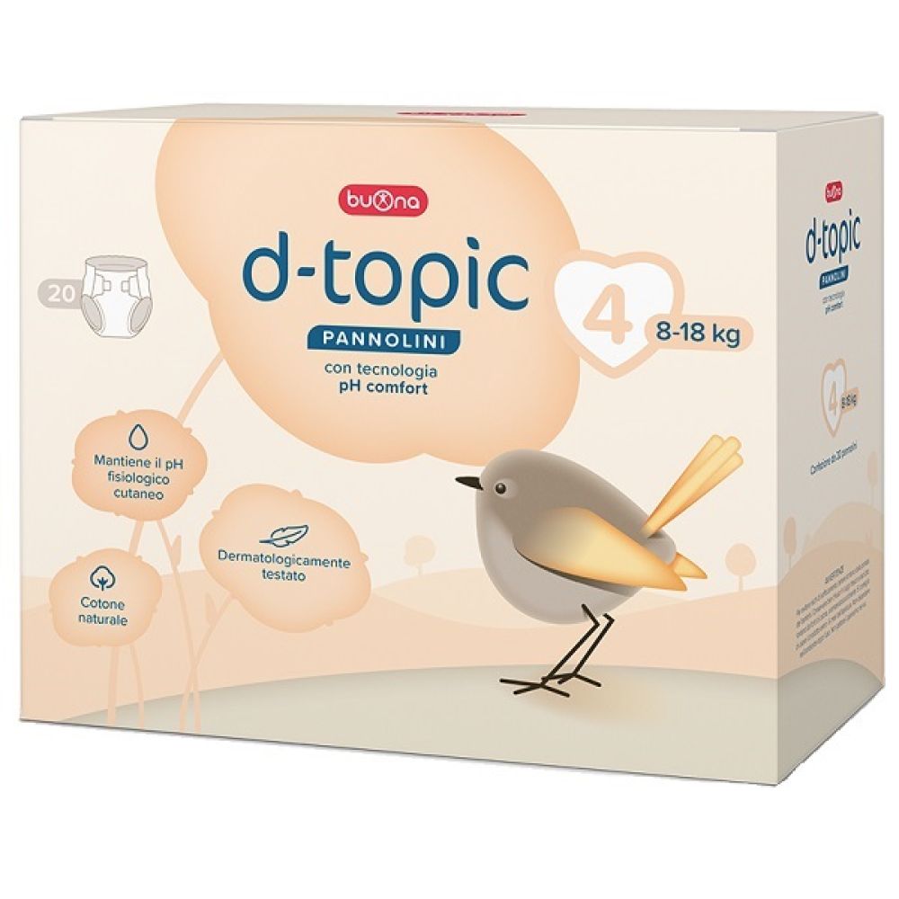 D-topic Pannolini Taglia 4 20 Pezzi